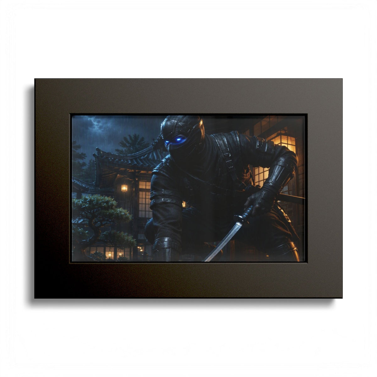 Ninja Night Scene Poster