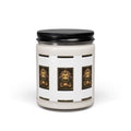 9oz Scented Soy Candle — Warm Amber & Spiced Vanilla Jar (aromatic home fragrance)