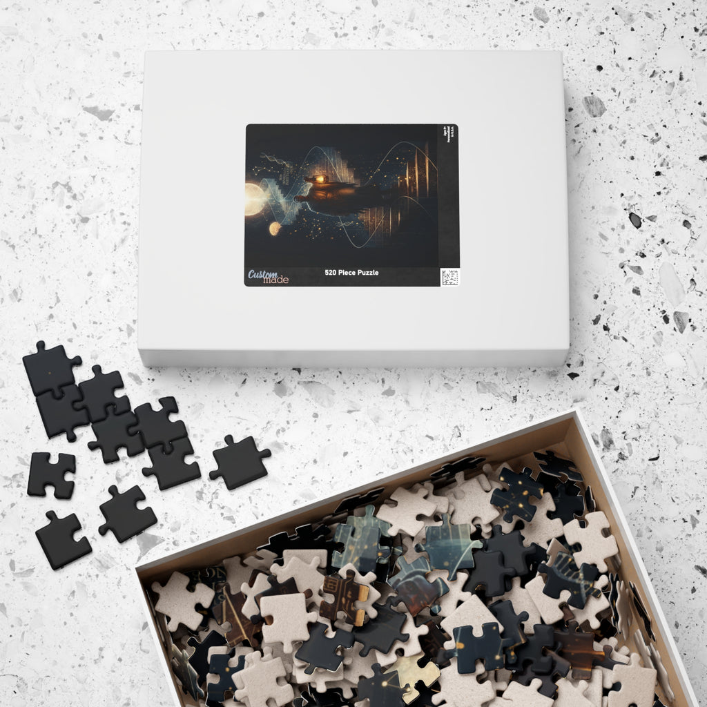 Mystic Lantern Staircase Puzzle — Moonlit Fantasy Jigsaw (110–1014 pcs)