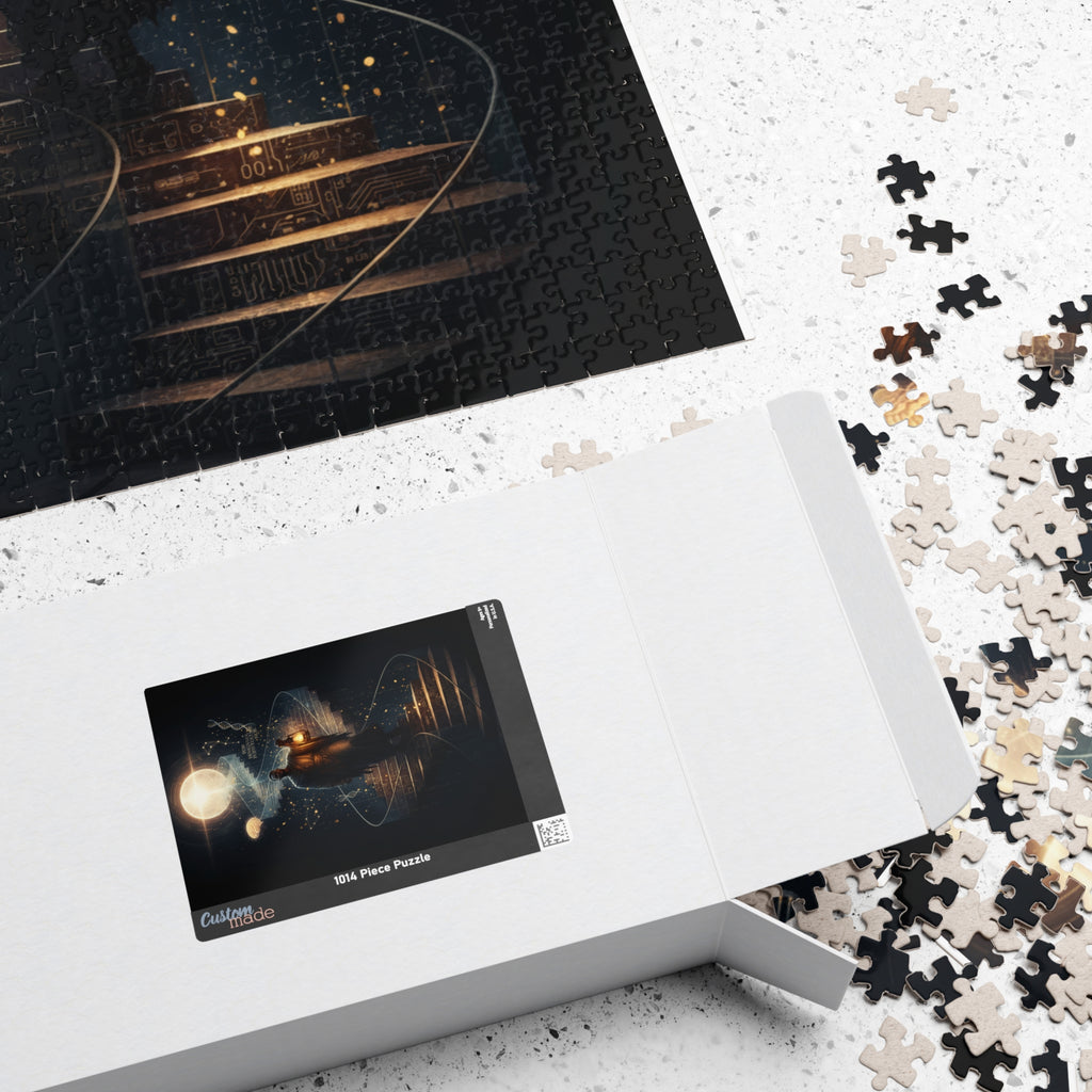 Mystic Lantern Staircase Puzzle — Moonlit Fantasy Jigsaw (110–1014 pcs)