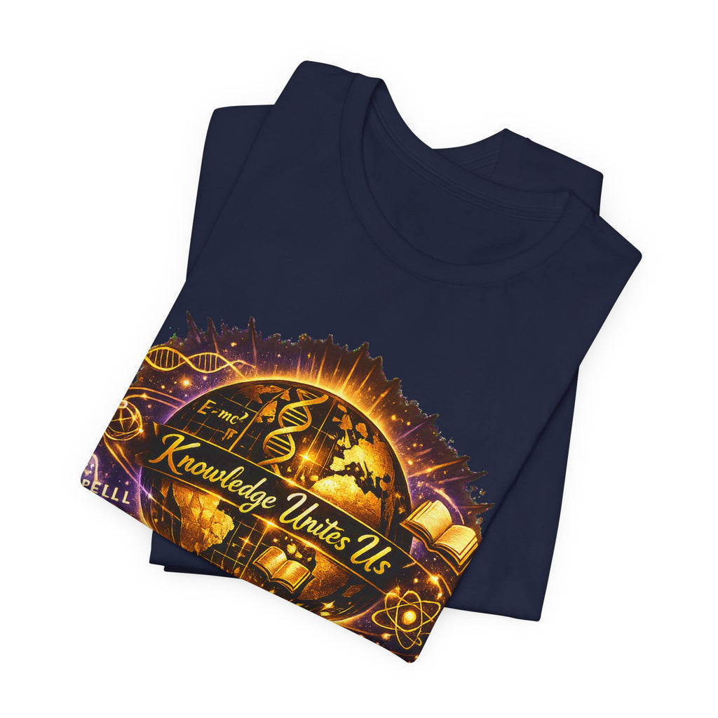 Knowledge Unites Us T-Shirt — Magical Reading & Learning Book Tee