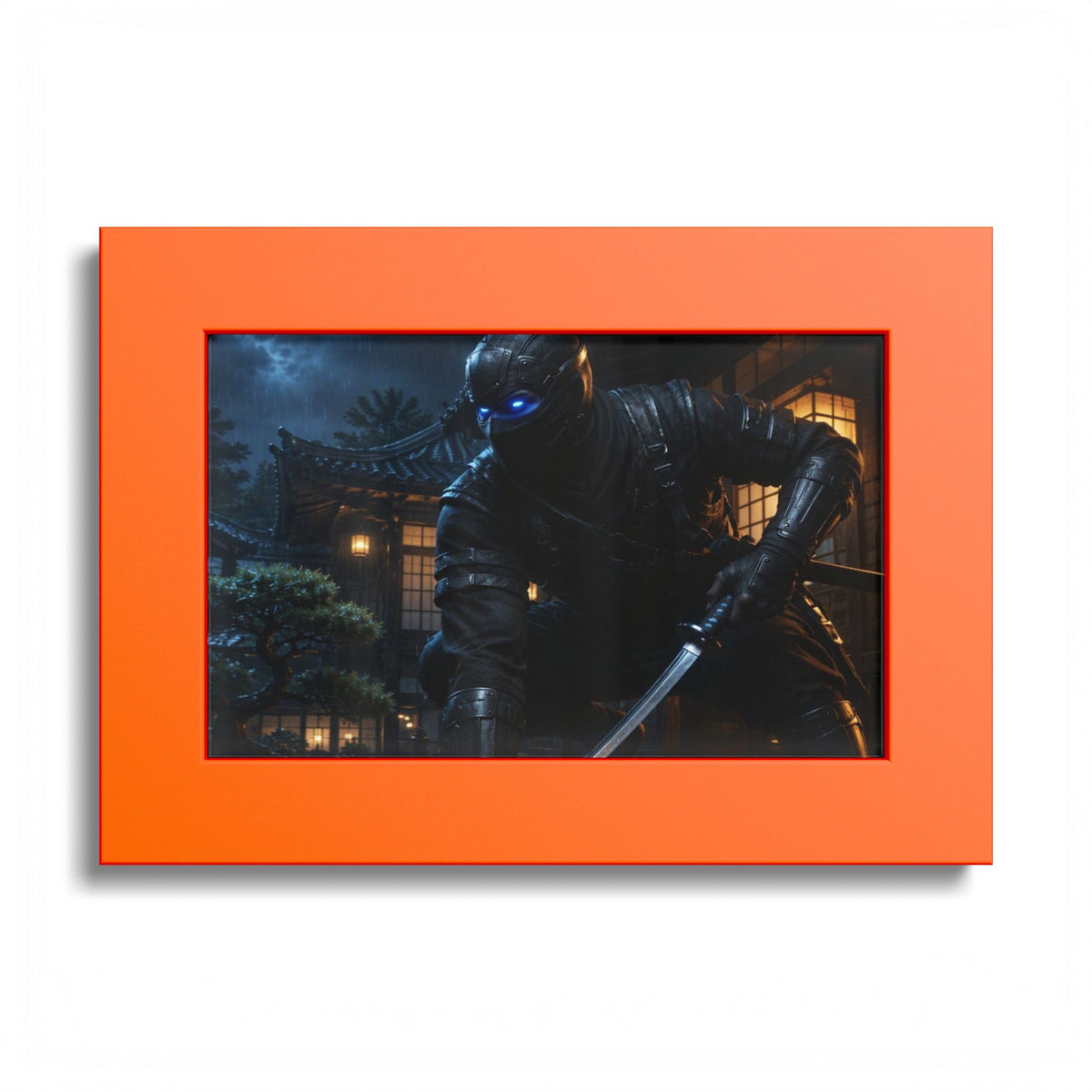 Ninja Night Scene Poster
