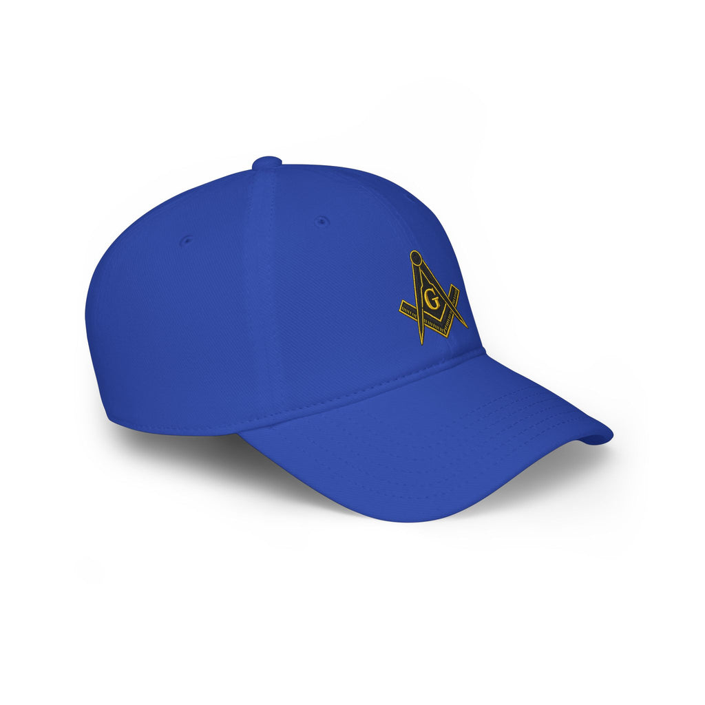 Masonic Square & Compass Low Profile Baseball Cap