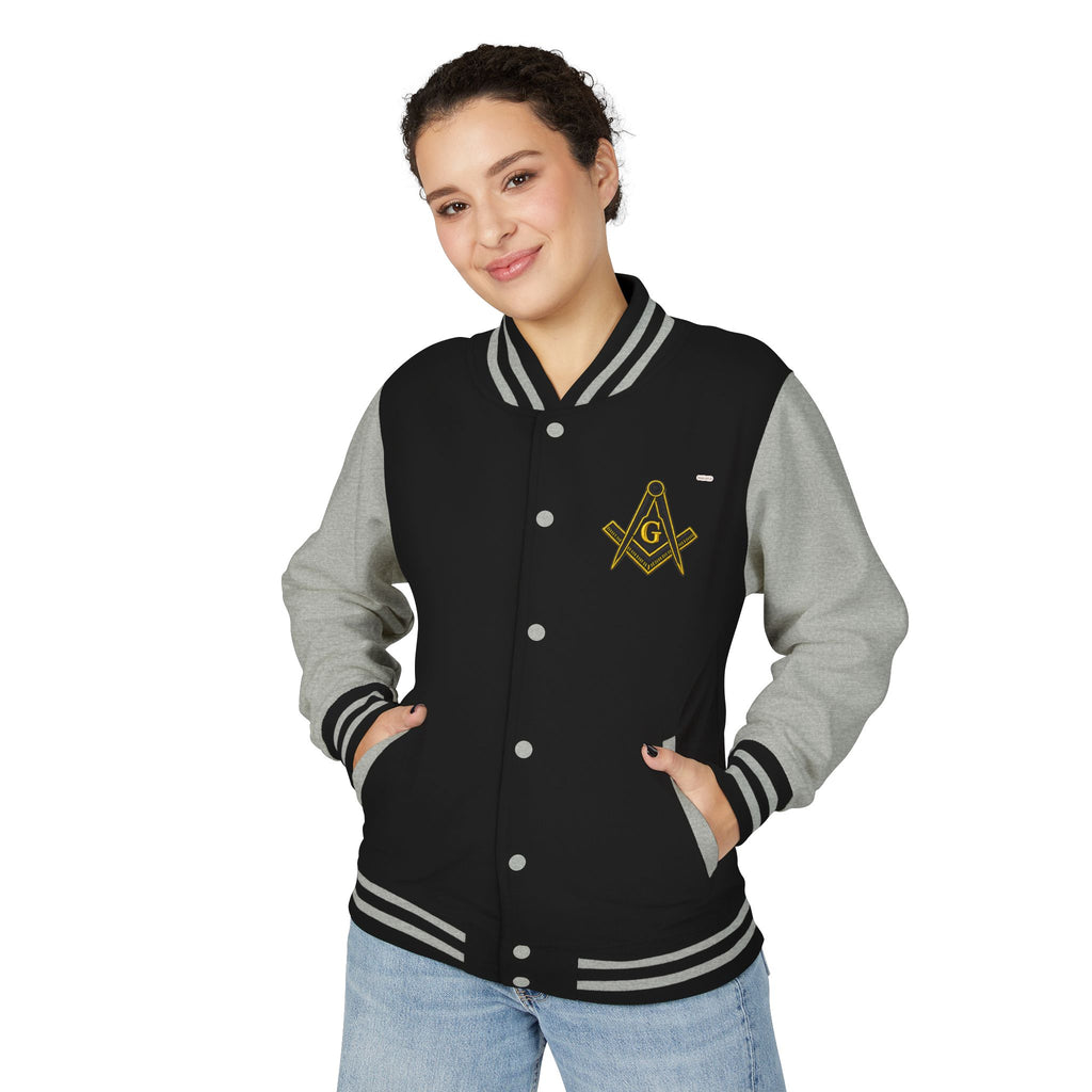 Masonic Embroidered Letterman Jacket