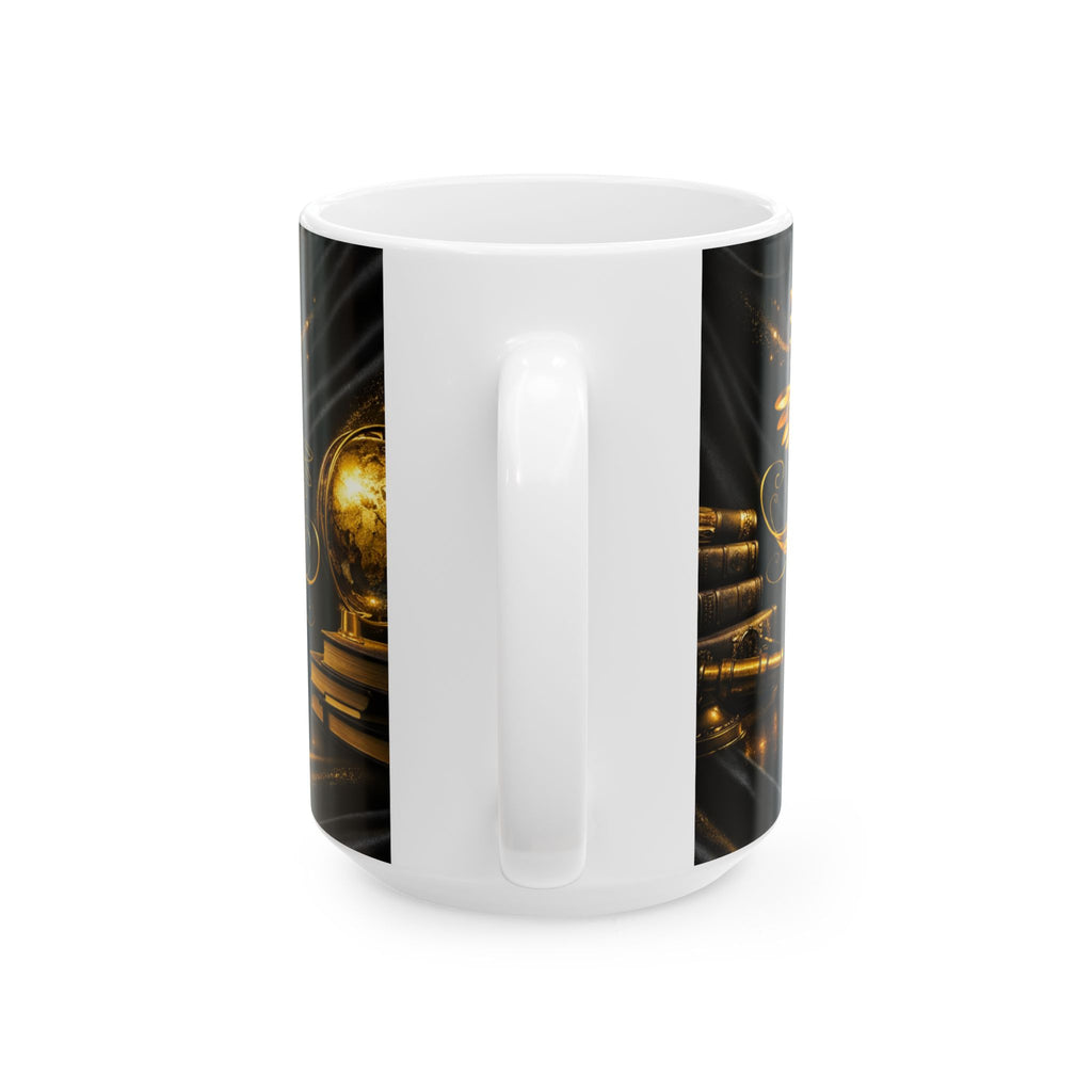 Mug - MaSSada Educare Gold Emblem Ceramic Coffee Mug (11oz/15oz)