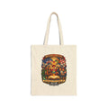 Patriotic Family Graphic Tote Bag – "America United" Cotton Canvas Shopper