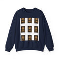 Crewneck Sweatshirt — Vintage Candles Grid Graphic