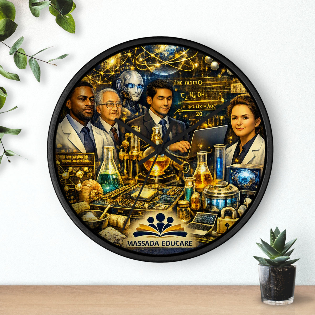 Science Faculty Wall Clock — Massada Educare Laboratory Design