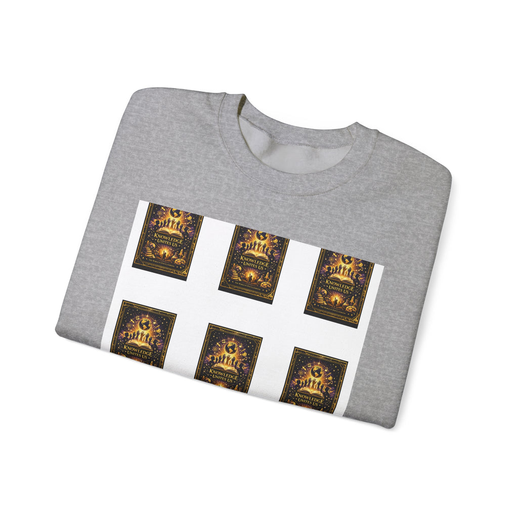 Crewneck Sweatshirt — Vintage Candles Grid Graphic