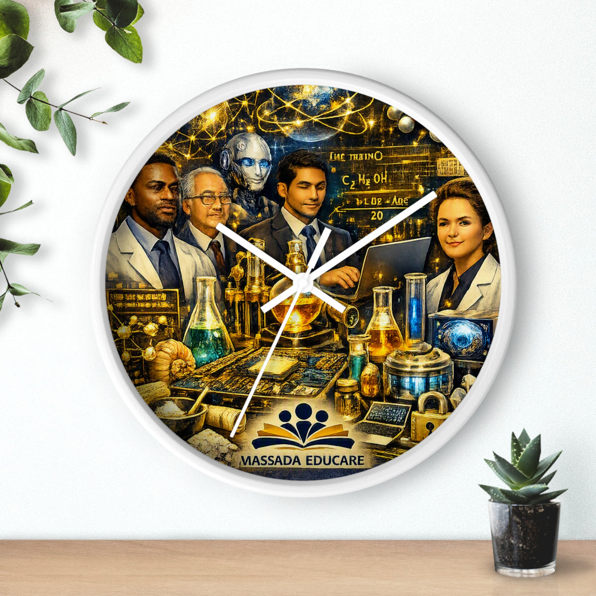 Science Faculty Wall Clock — Massada Educare Laboratory Design