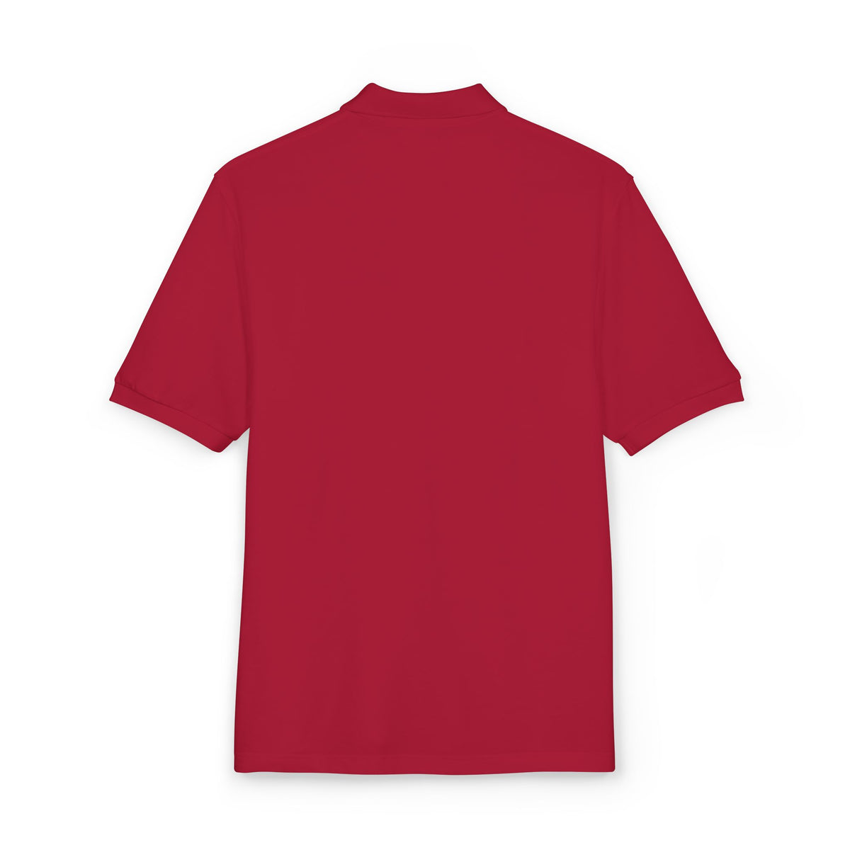 Masonic-Embroidered Gold Fleur-de-Lis Polo Shirt