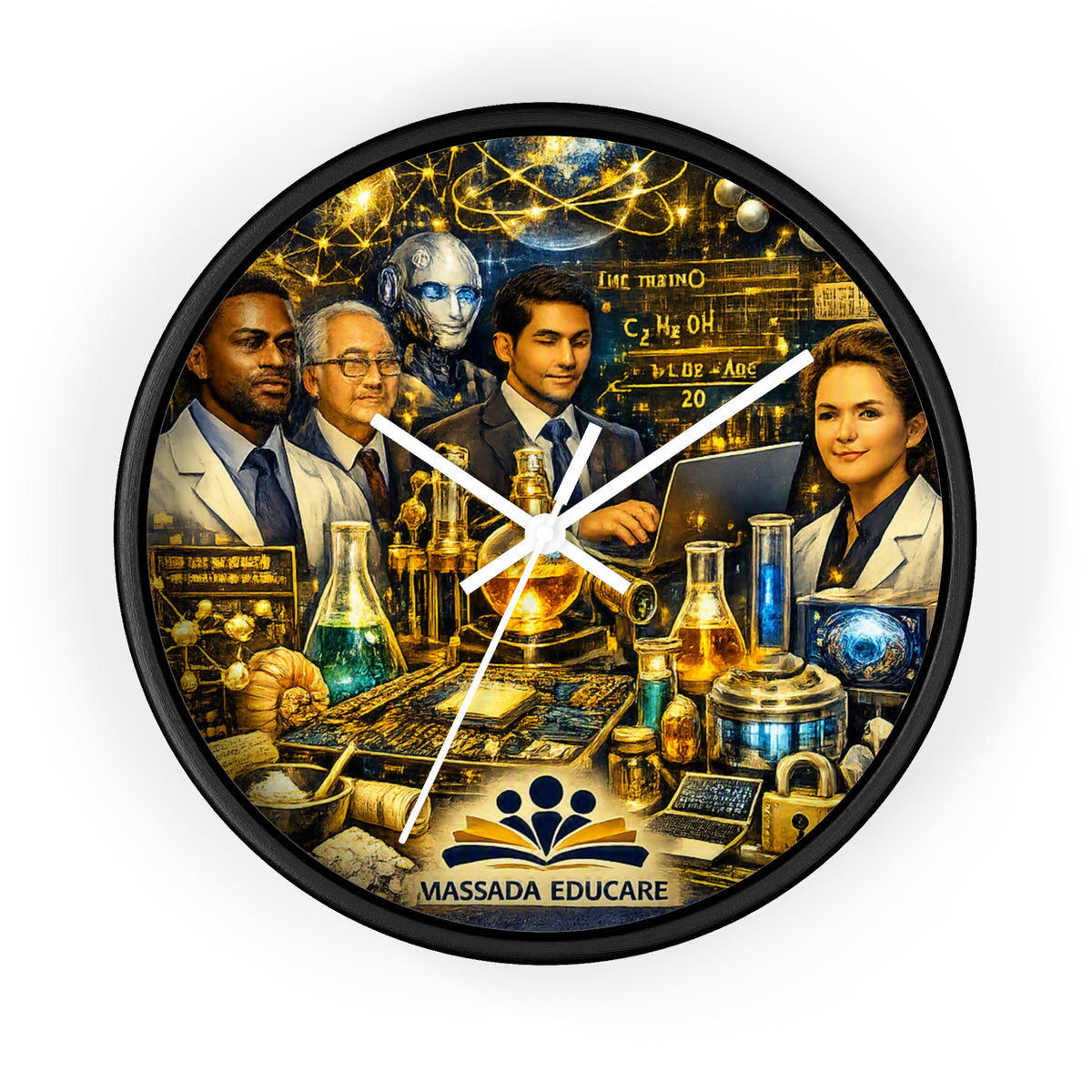 Science Faculty Wall Clock — Massada Educare Laboratory Design