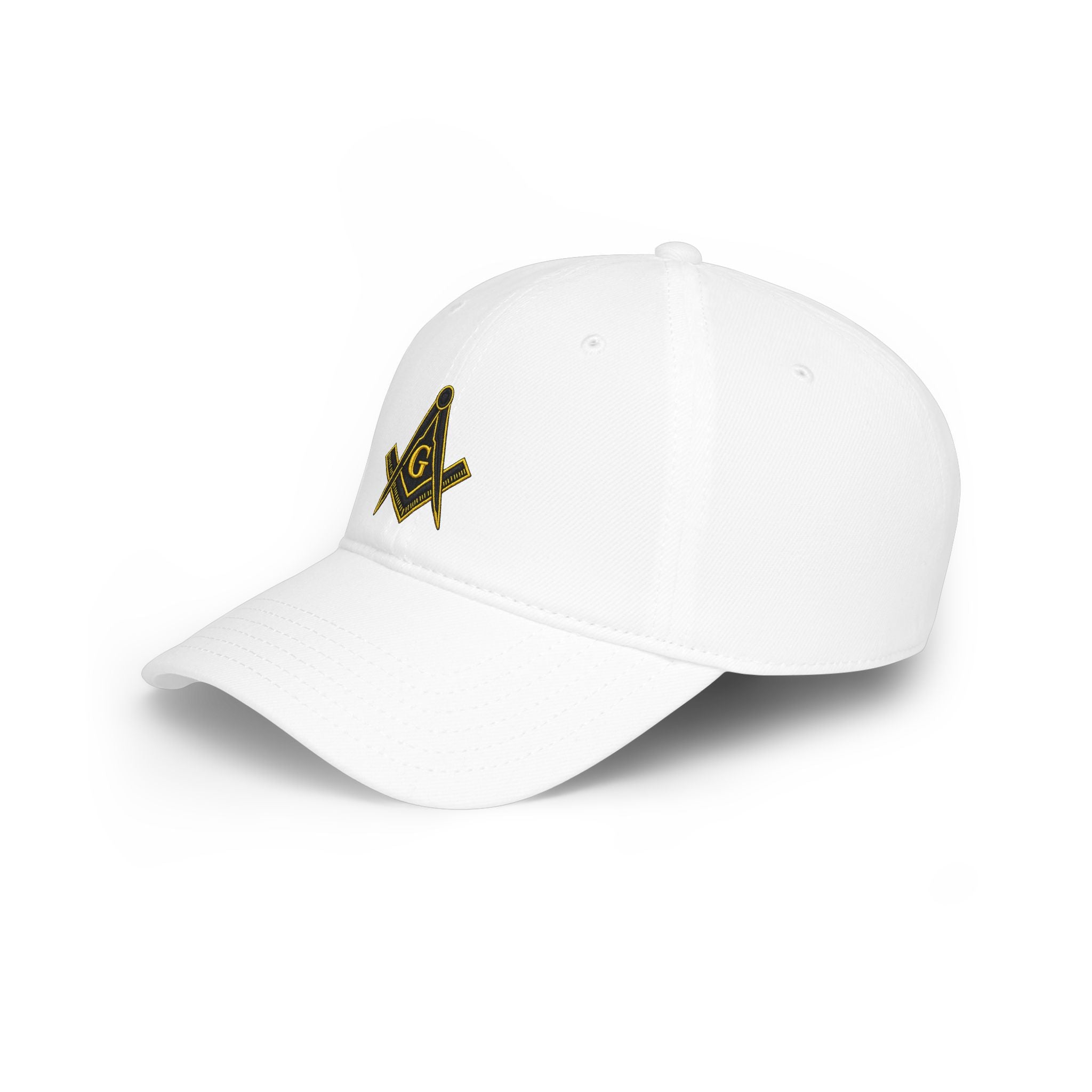Masonic Square & Compass Low Profile Baseball Cap