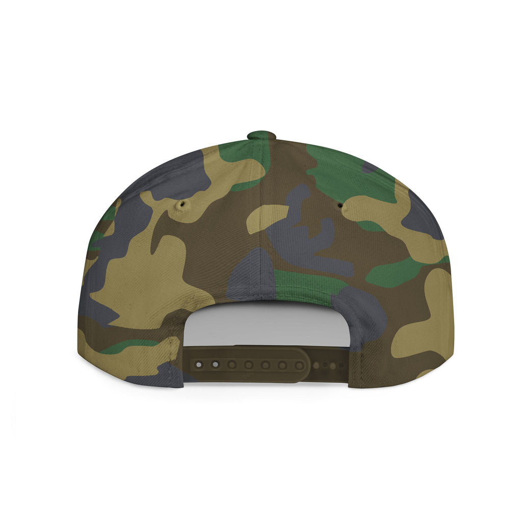 Snapback Hat — American Eagle Flames "Freedom Honor" Embroidered