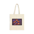 Halloween Pumpkin Patch Tote Bag — Spooky Jack-O'-Lantern Canvas Tote