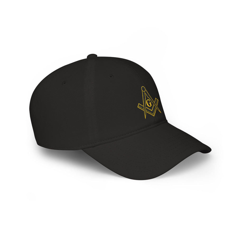 Masonic Square & Compass Low Profile Baseball Cap
