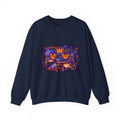 Halloween Night Crewneck Sweatshirt — Pumpkin, Spells & Trick-or-Treat Design