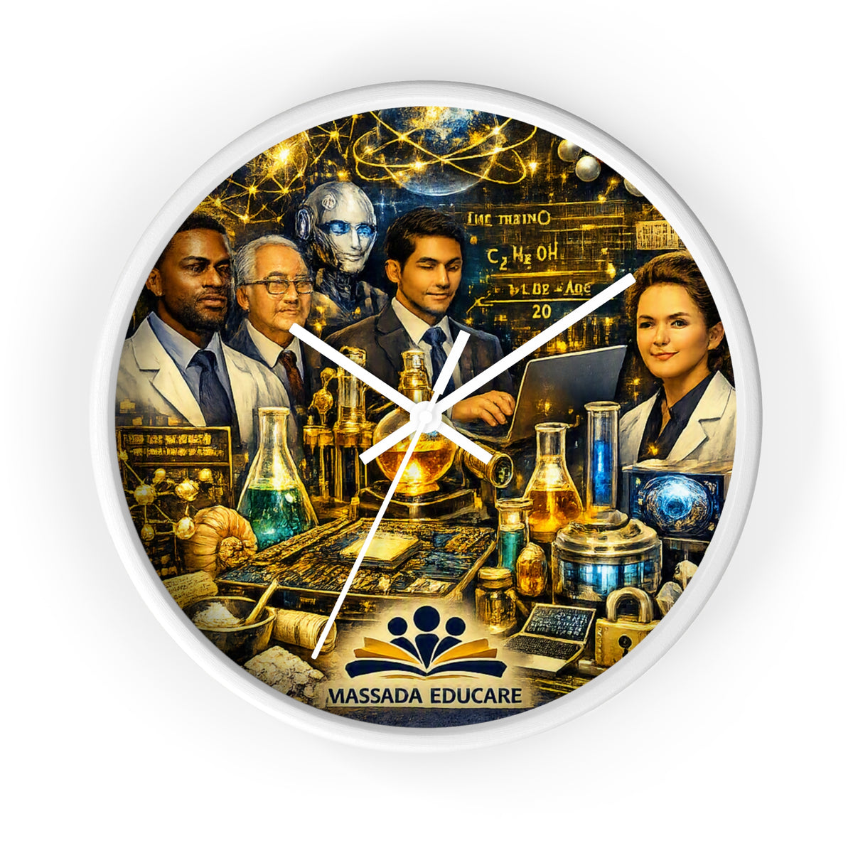 Science Faculty Wall Clock — Massada Educare Laboratory Design
