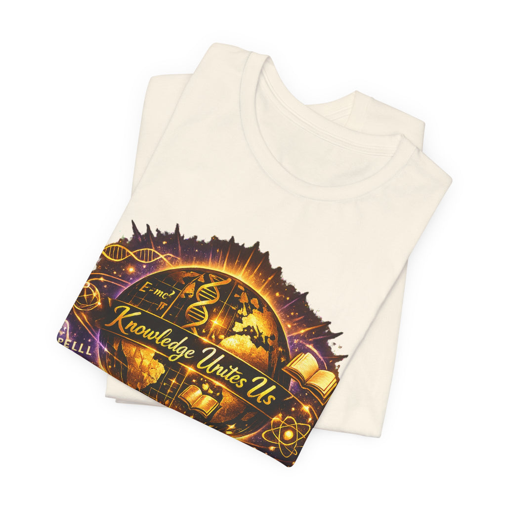 Knowledge Unites Us T-Shirt — Magical Reading & Learning Book Tee