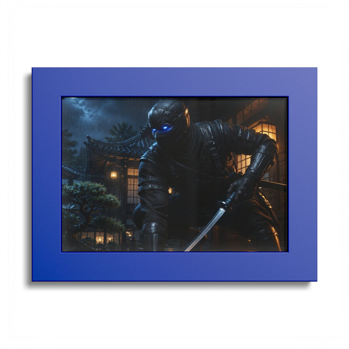 Ninja Night Scene Poster