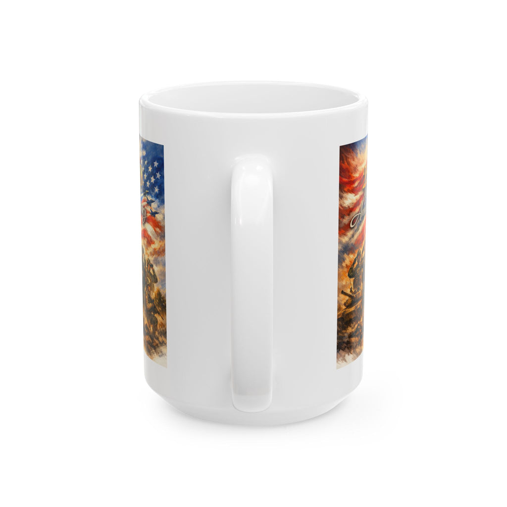 250 Year Anniversary American Flag Military Coffee Mug