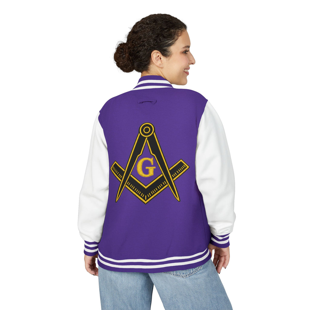 Masonic Embroidered Letterman Jacket