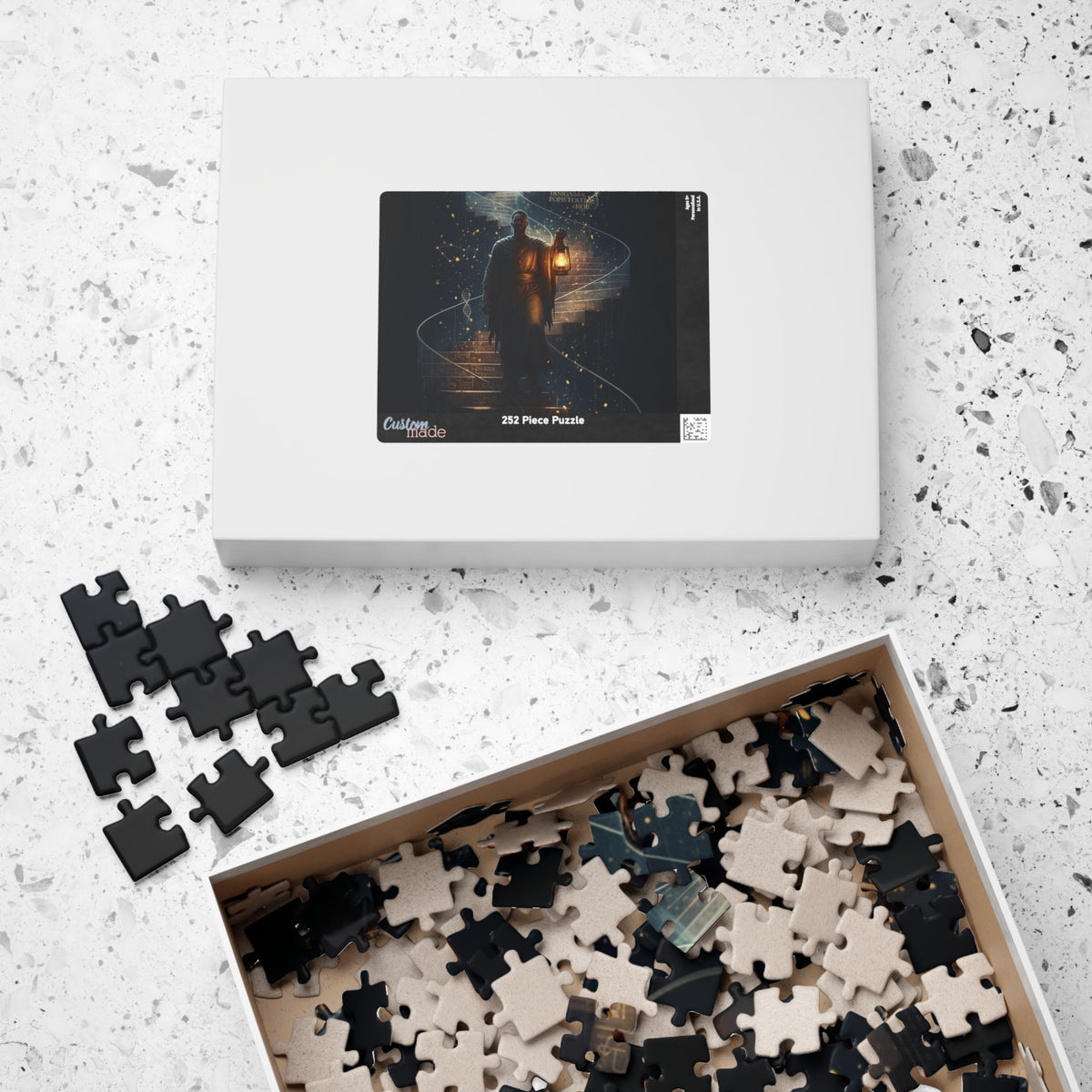 Mystic Lantern Staircase Puzzle — Moonlit Fantasy Jigsaw (110–1014 pcs)