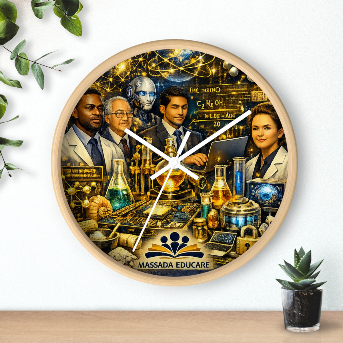 Science Faculty Wall Clock — Massada Educare Laboratory Design