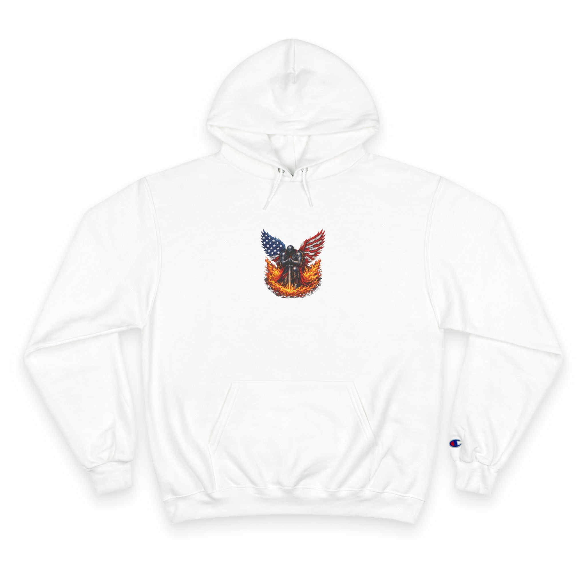 Patriotic Eagle & Shield Hoodie — Freedom Honor Graphic