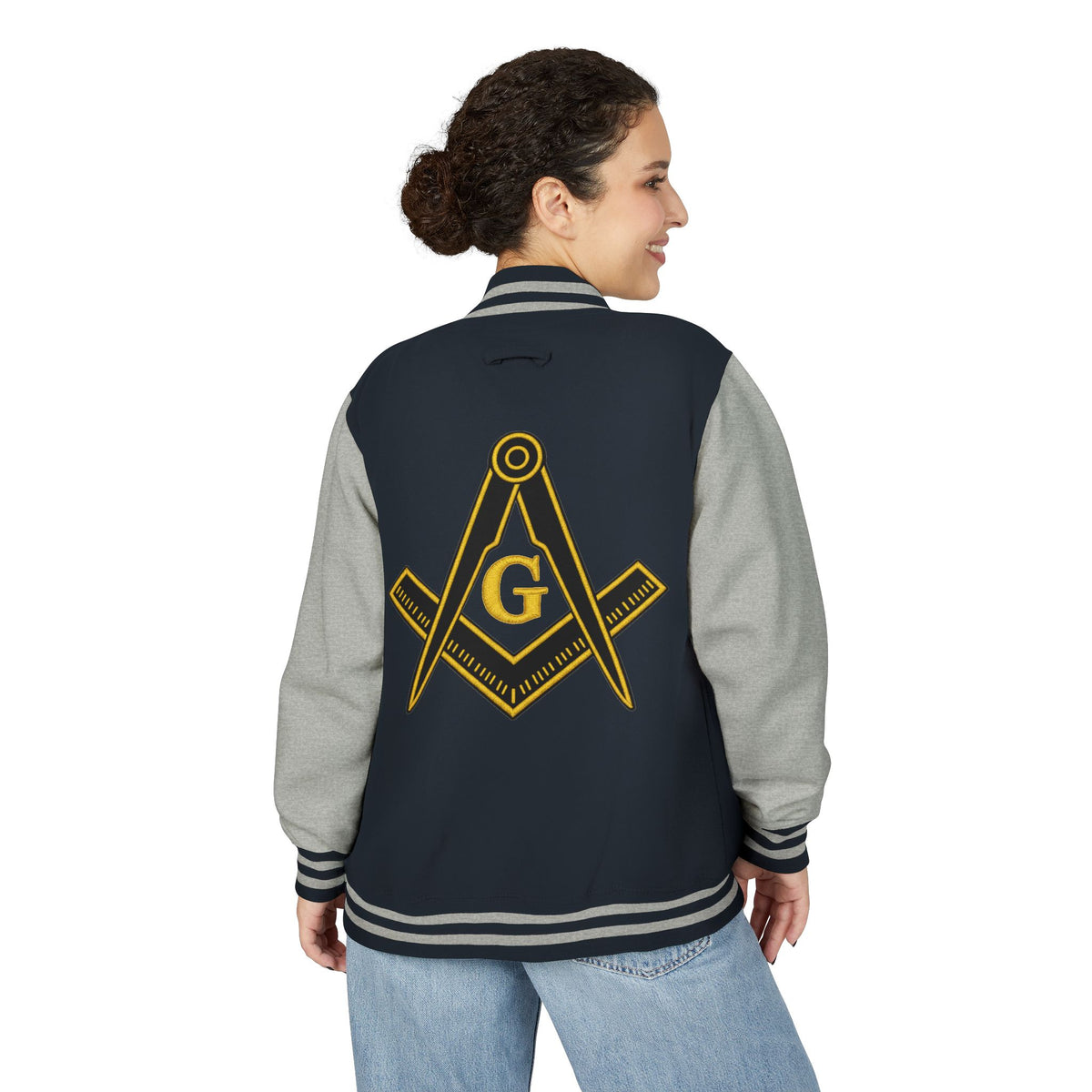 Masonic Embroidered Letterman Jacket