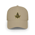 Masonic Square & Compass Low Profile Baseball Cap
