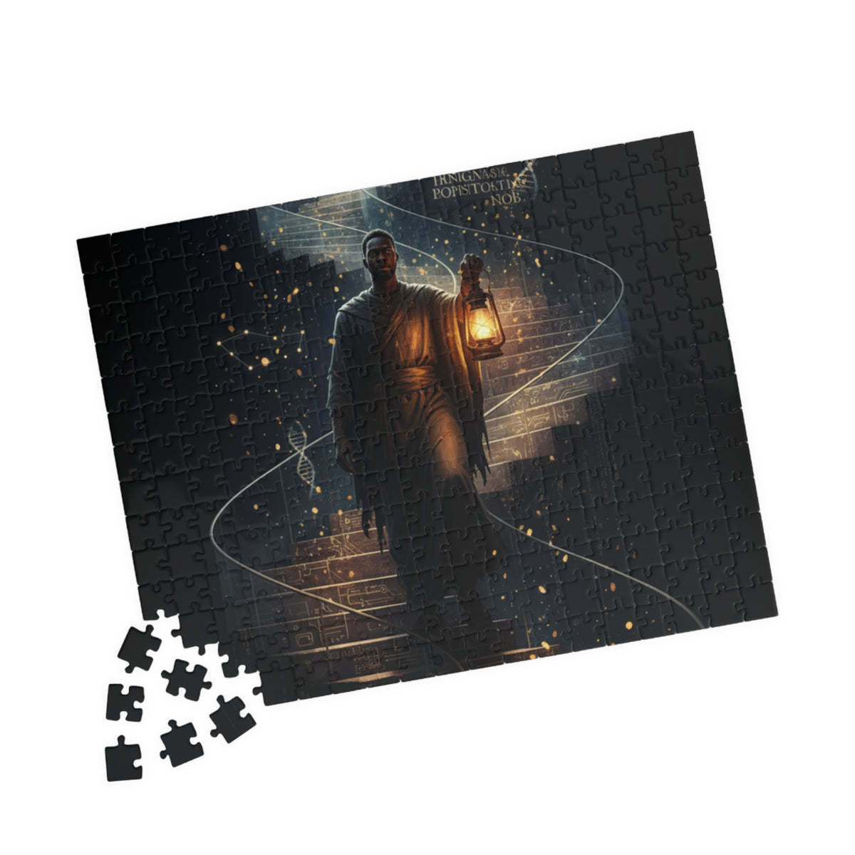 Mystic Lantern Staircase Puzzle — Moonlit Fantasy Jigsaw (110–1014 pcs)