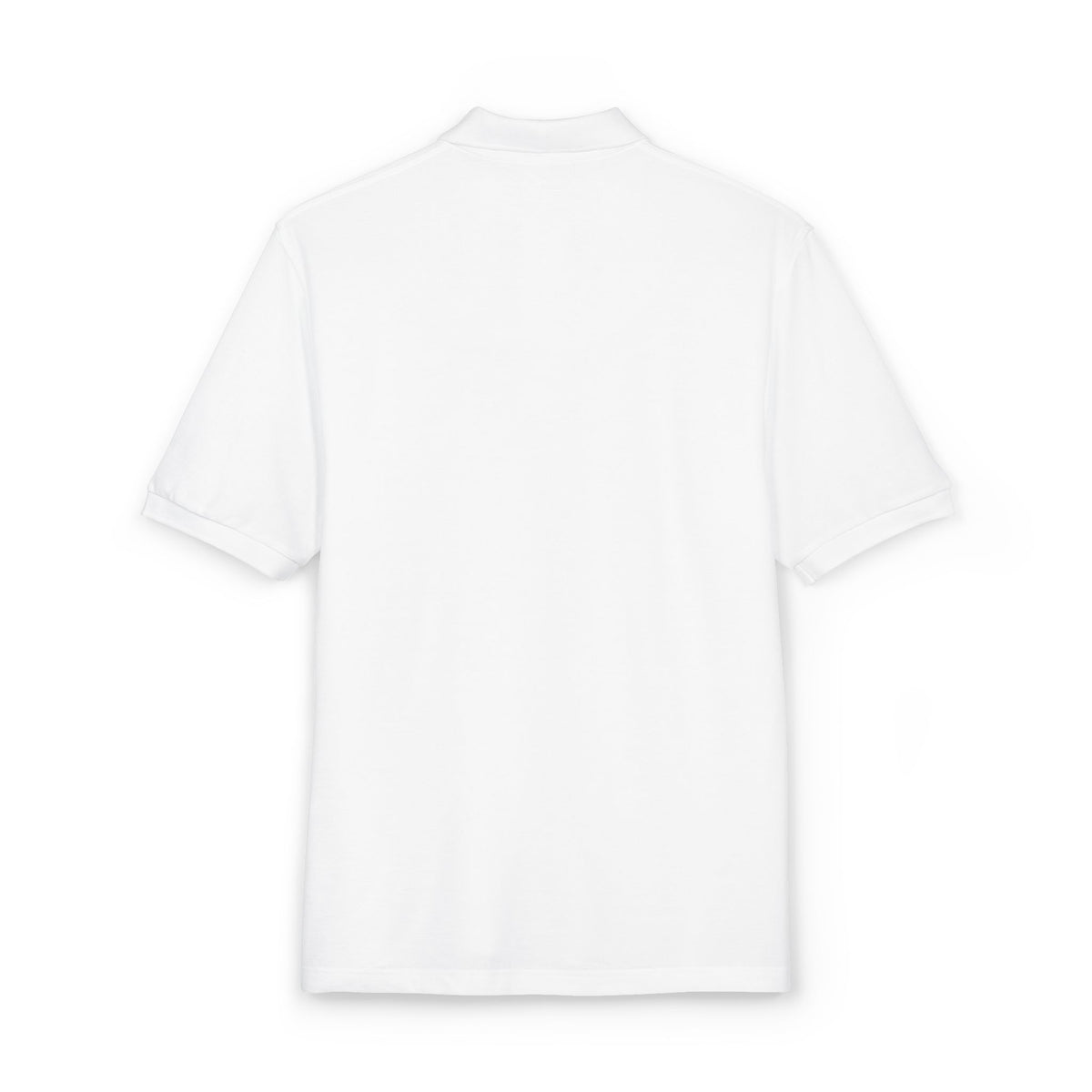 Masonic-Embroidered Gold Fleur-de-Lis Polo Shirt