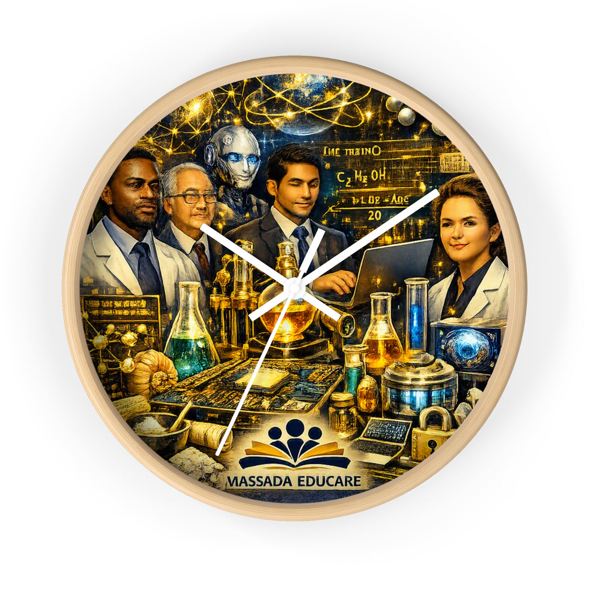 Science Faculty Wall Clock — Massada Educare Laboratory Design