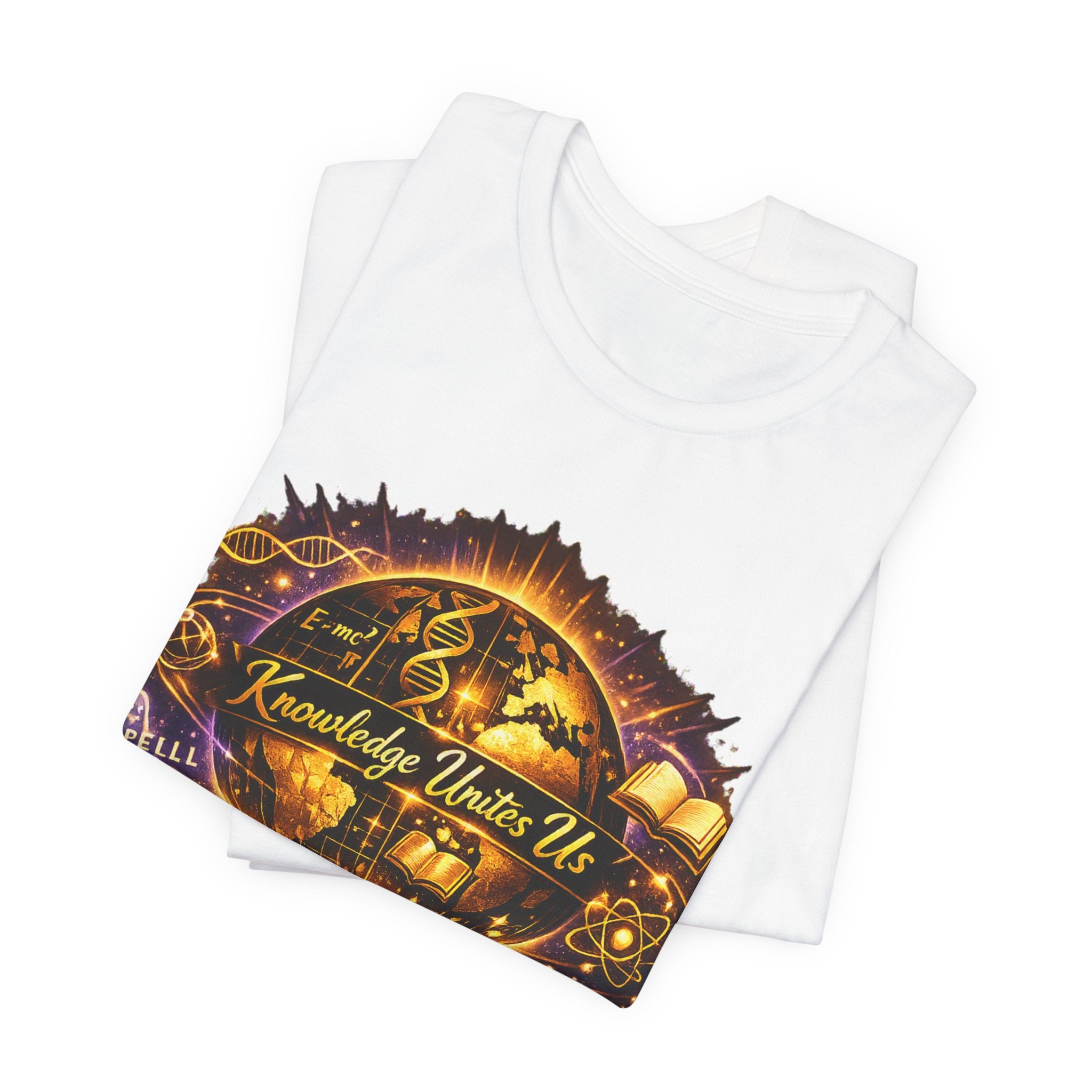 Knowledge Unites Us T-Shirt — Magical Reading & Learning Book Tee
