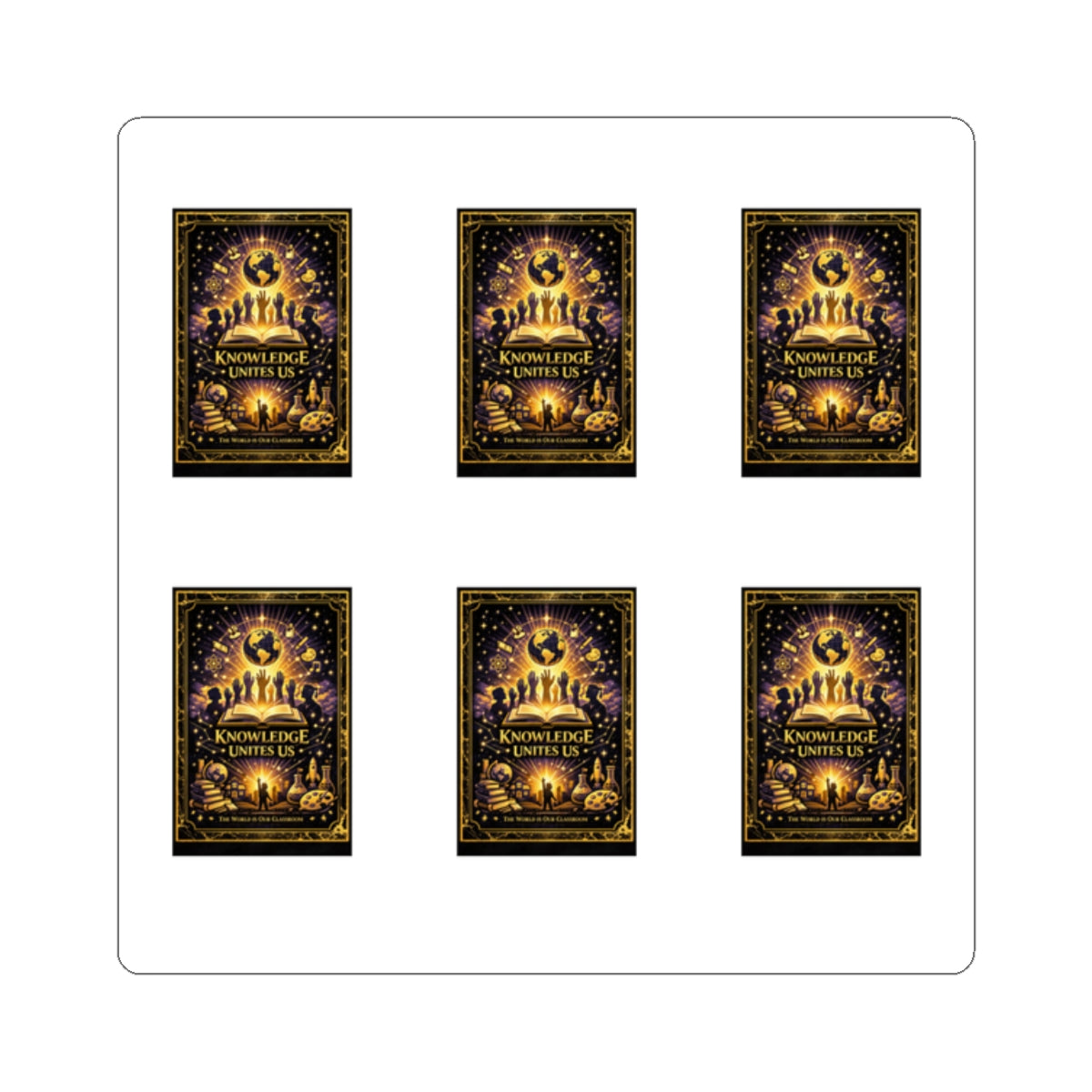 Kiss-Cut Stickers — inspirational Unity