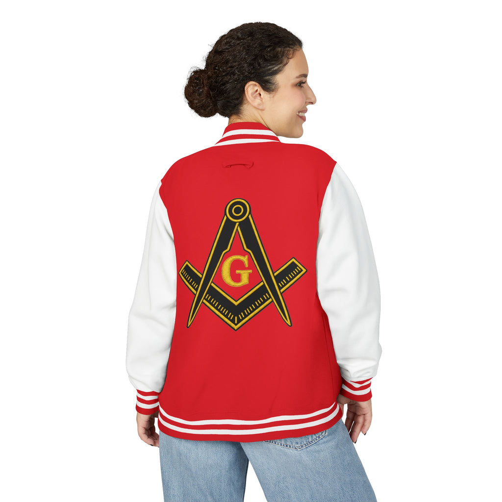 Masonic Embroidered Letterman Jacket
