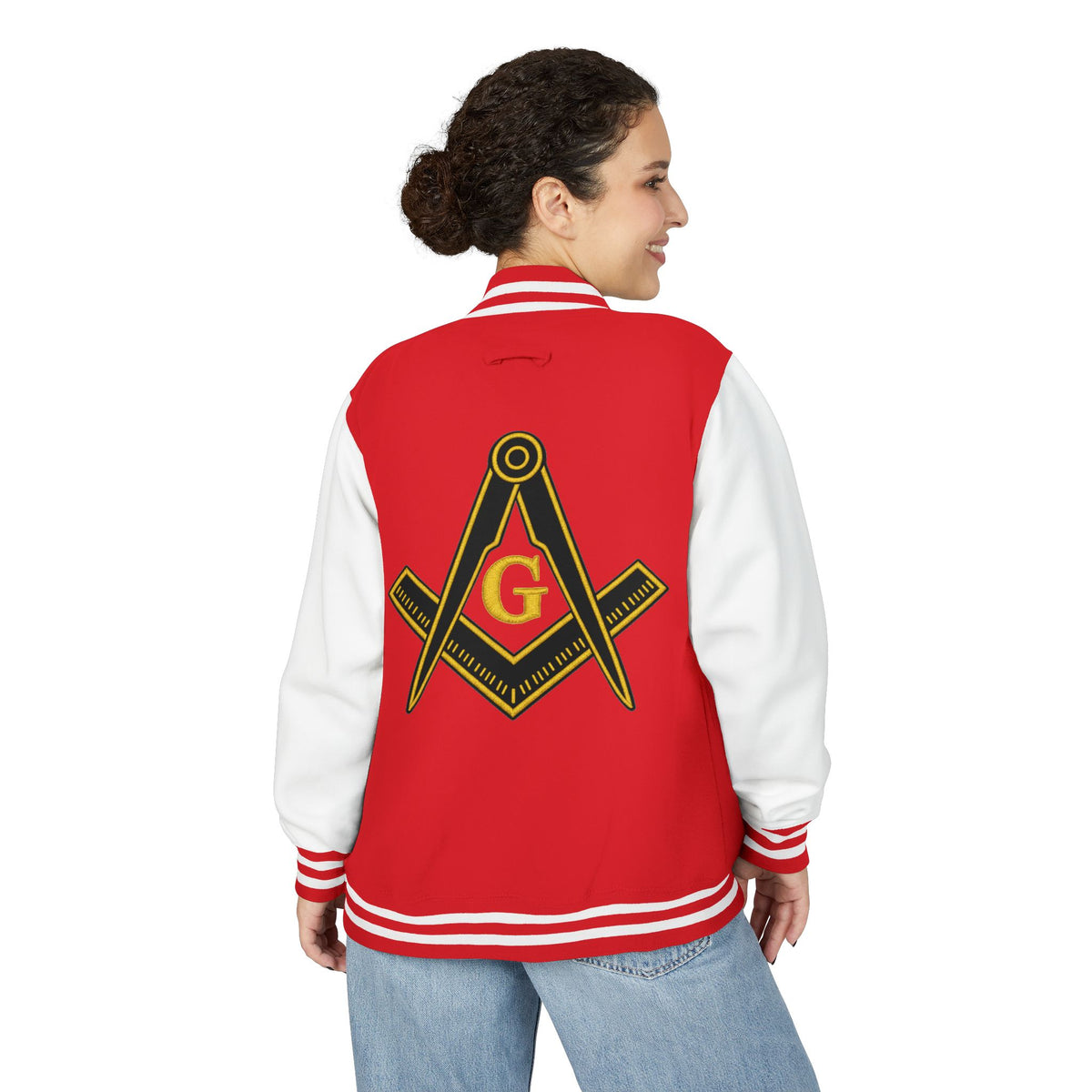 Masonic Embroidered Letterman Jacket