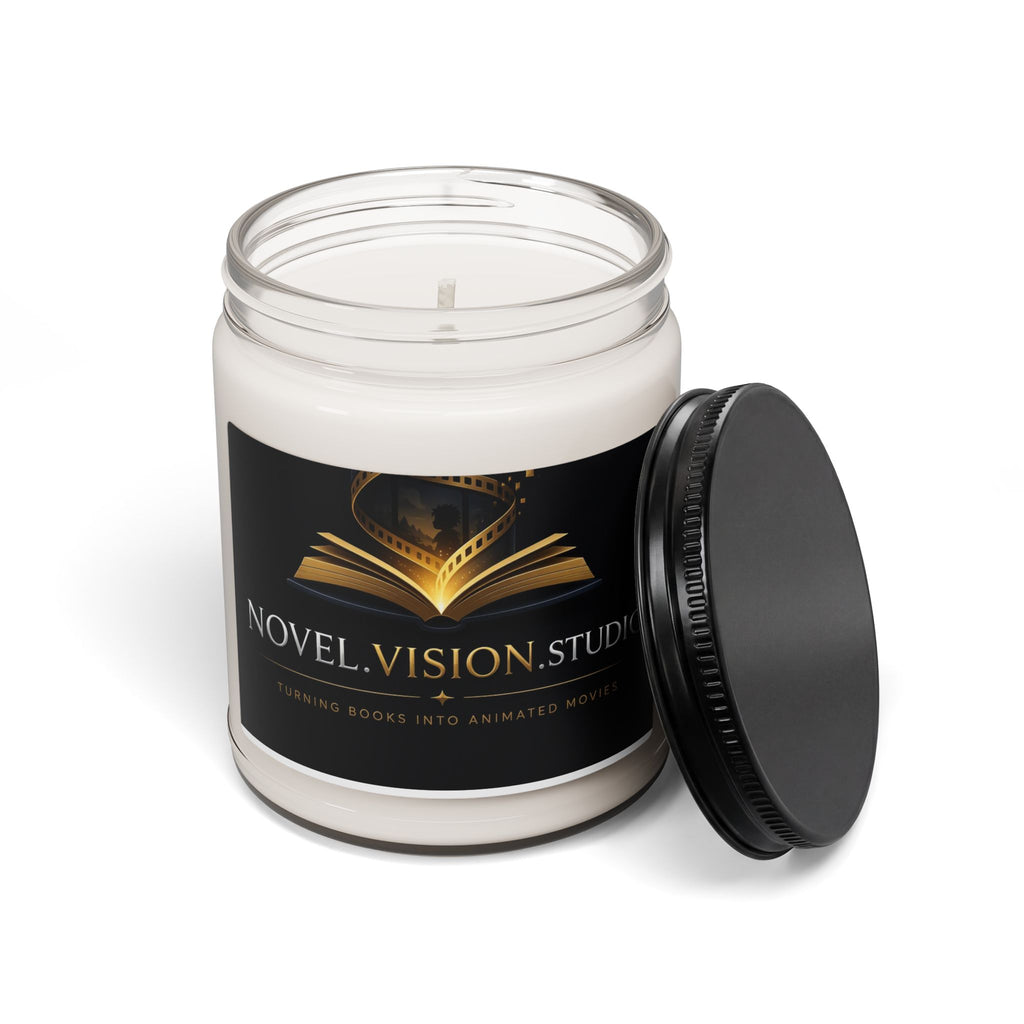 Novel Vision Studio Scented Soy Candle — 9oz Book Lover’s Aromatherapy Candle