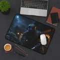 Ninja Nightscape Desk Mat — Stealth Samurai Gaming Mouse Pad