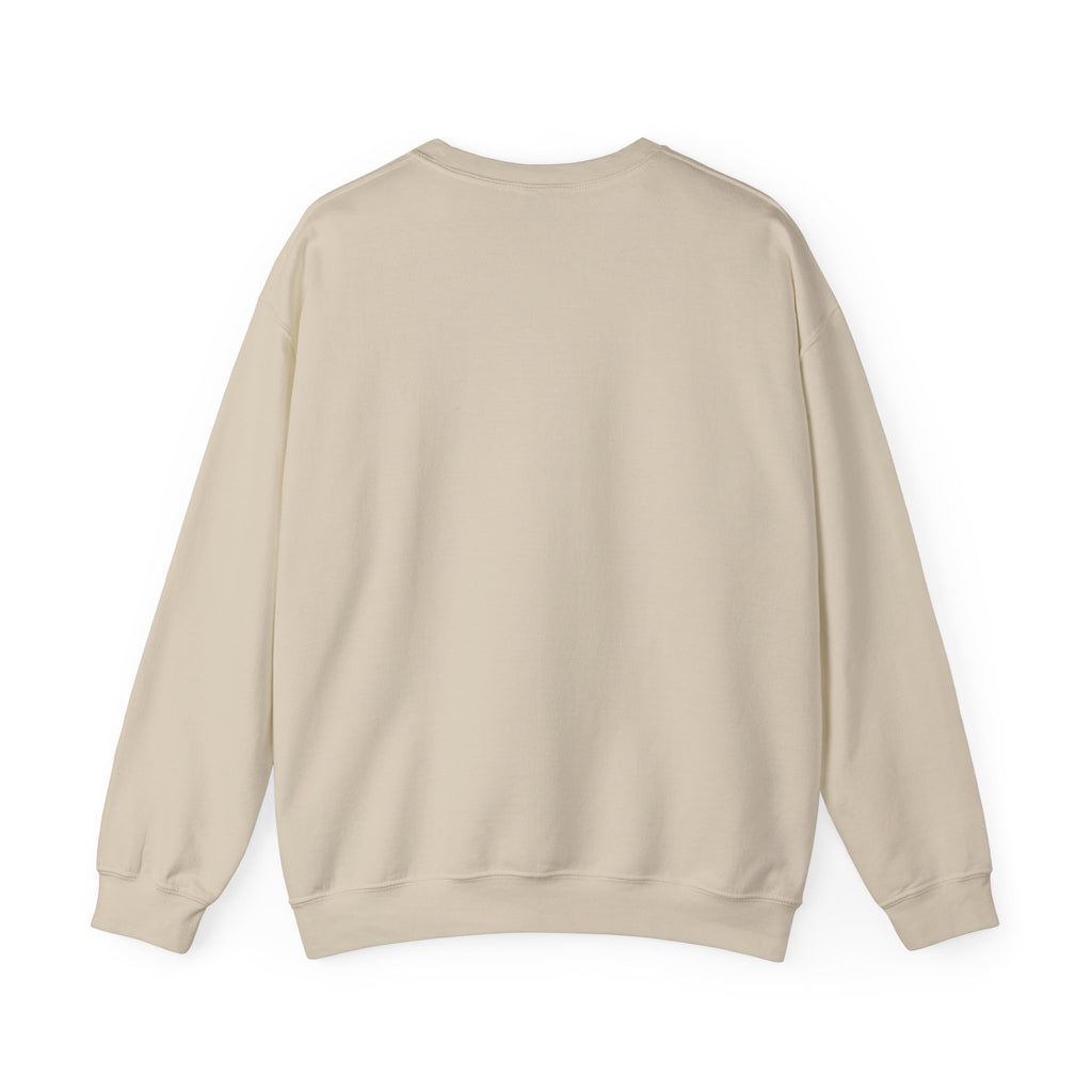 Crewneck Sweatshirt — 'Knowledge Unites Us' Cosmic Book & Community Graphic