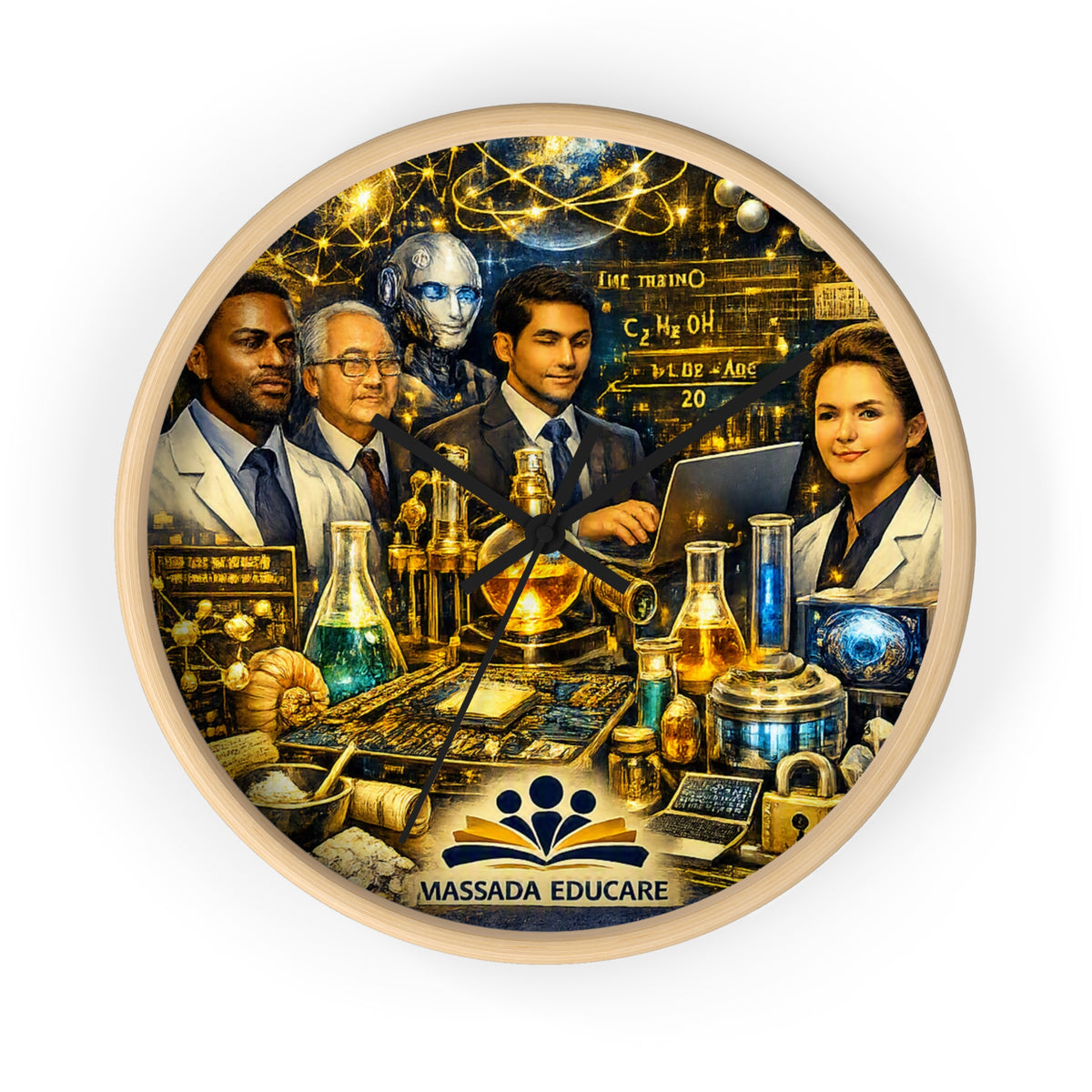 Science Faculty Wall Clock — Massada Educare Laboratory Design