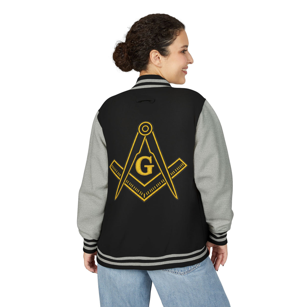 Masonic Embroidered Letterman Jacket