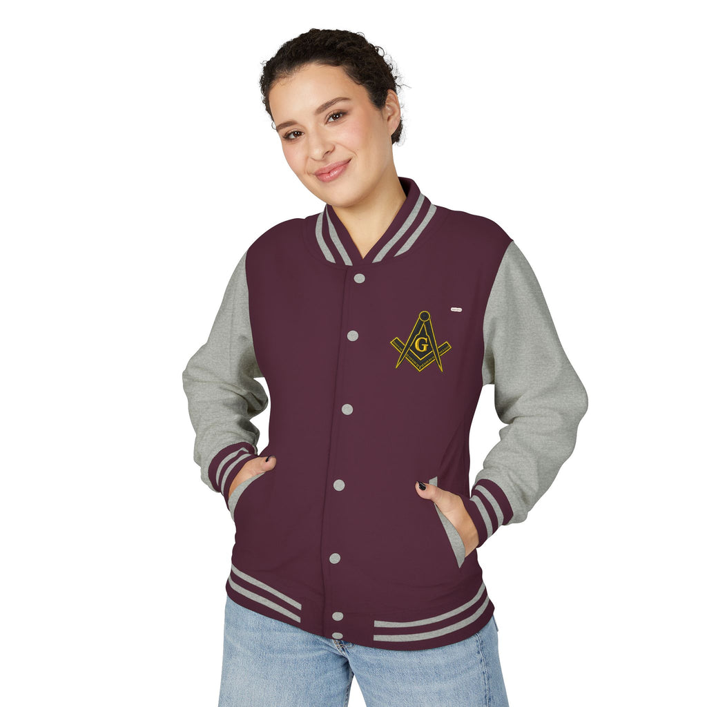Masonic Embroidered Letterman Jacket