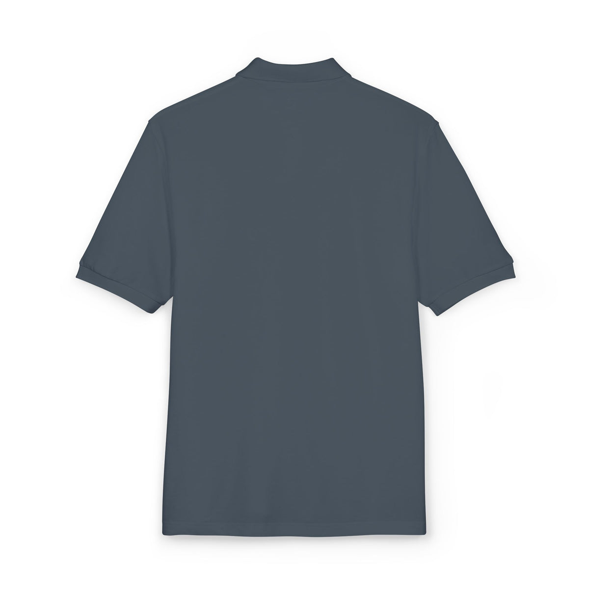 Masonic-Embroidered Gold Fleur-de-Lis Polo Shirt