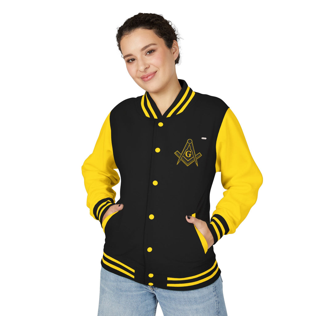 Masonic Embroidered Letterman Jacket
