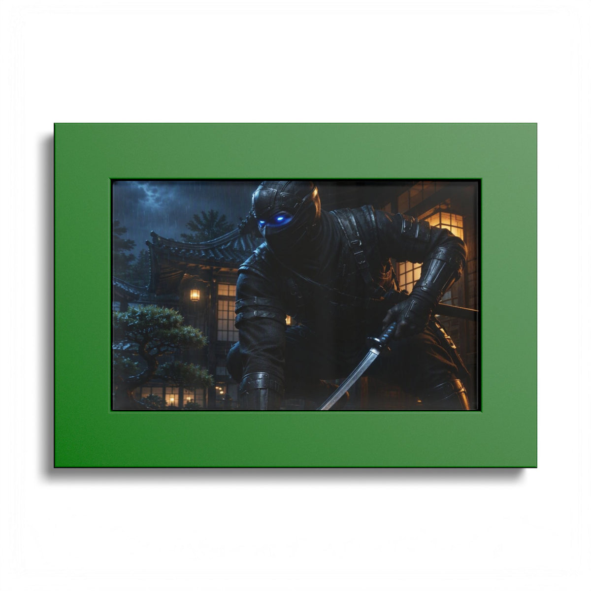 Ninja Night Scene Poster