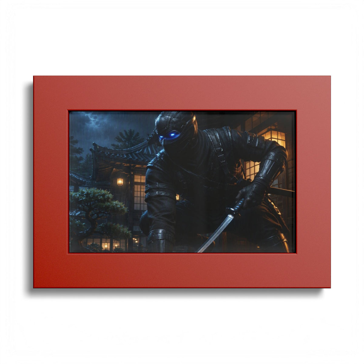 Ninja Night Scene Poster
