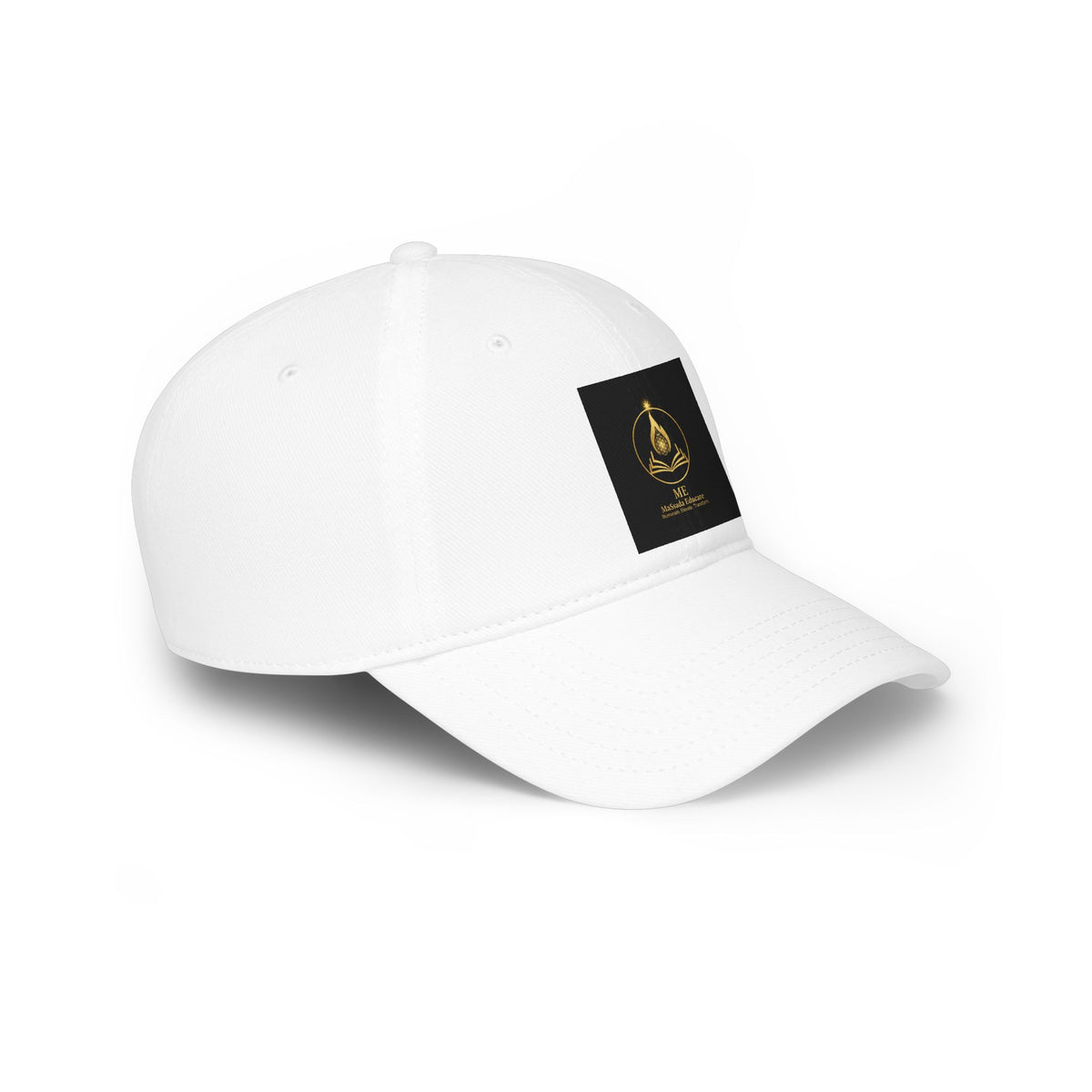 Baseball Cap — Gold Sacred Geometry Logo "BE Unshakable" Low Profile Hat