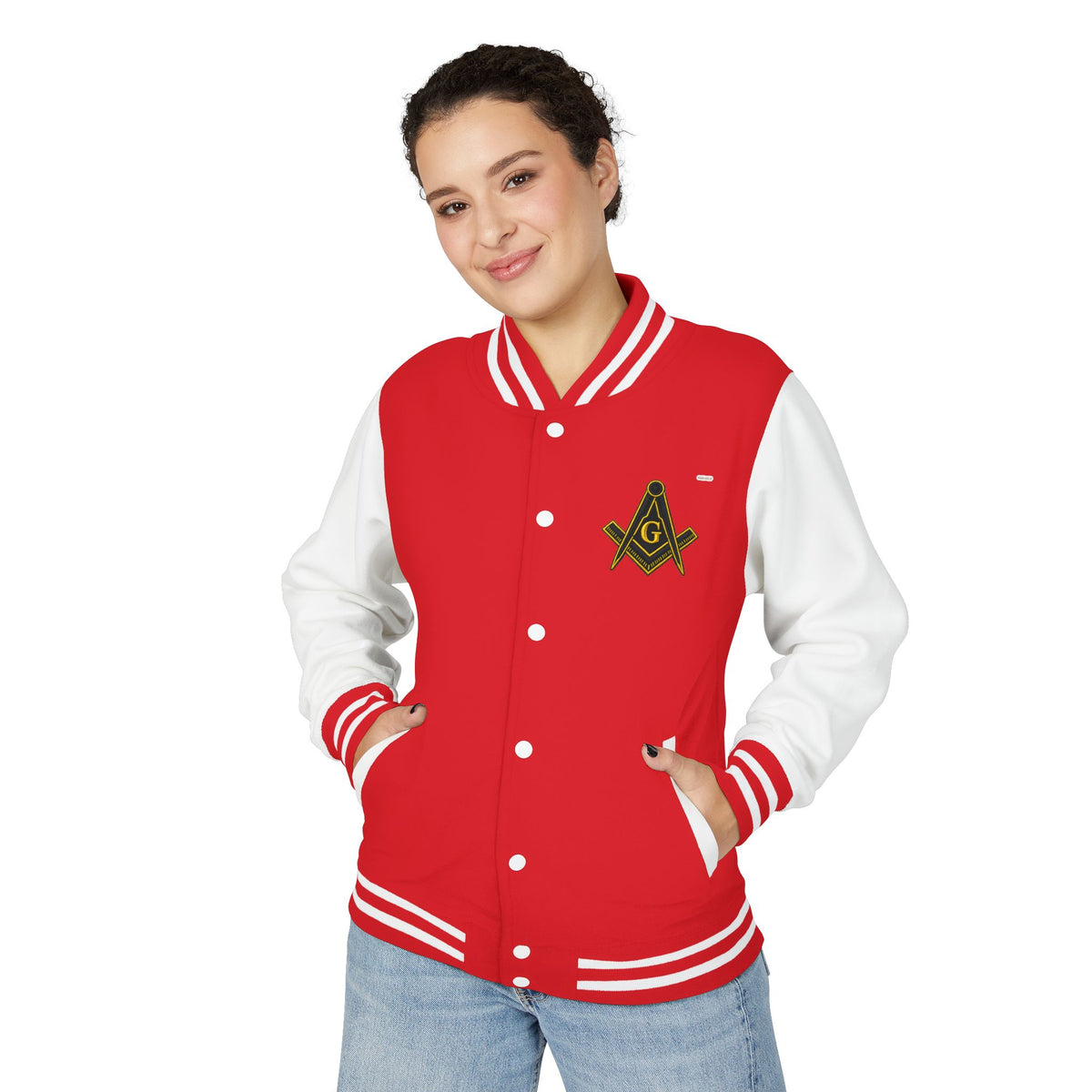 Masonic Embroidered Letterman Jacket